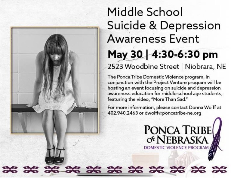 Middle School Suicide & Depression Awareness Event