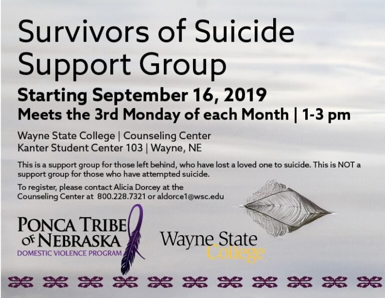 Suicide Support Group to begin in September