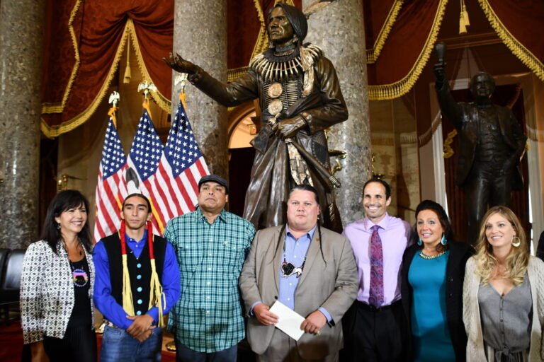 Chief Standing Bear statue dedication