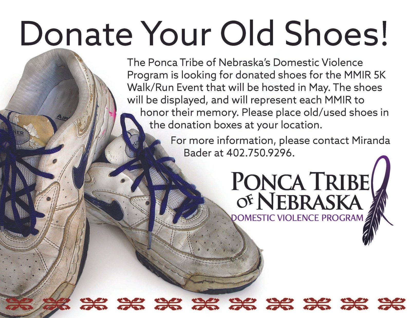 Shoe Donations Requested for MMIR Walk/Run