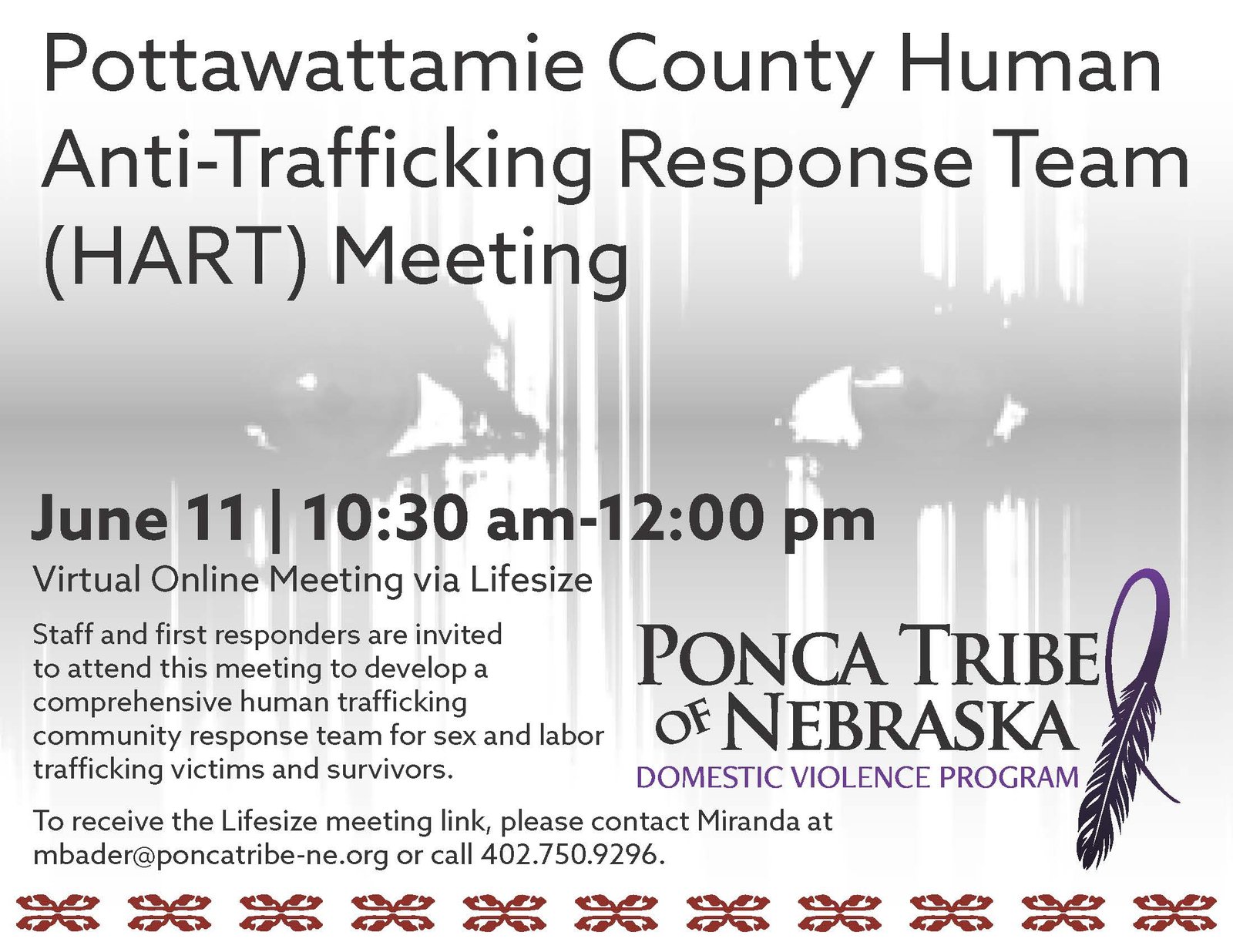 Pottawattamie County Human Anti-Trafficking Response Team (HART) Meeting