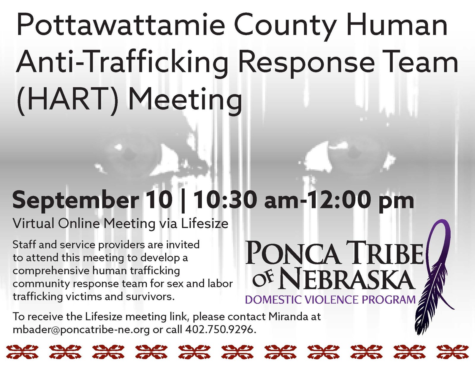 Pottawattamie County Human Anti-Trafficking Response Team (HART) Meeting
