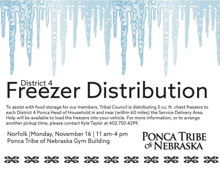 District 4 Freezer Distribution