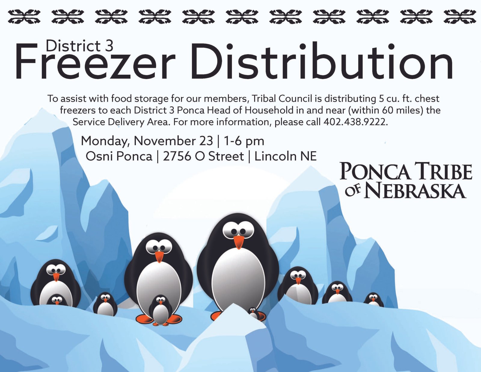 District 3 Freezer Distribution