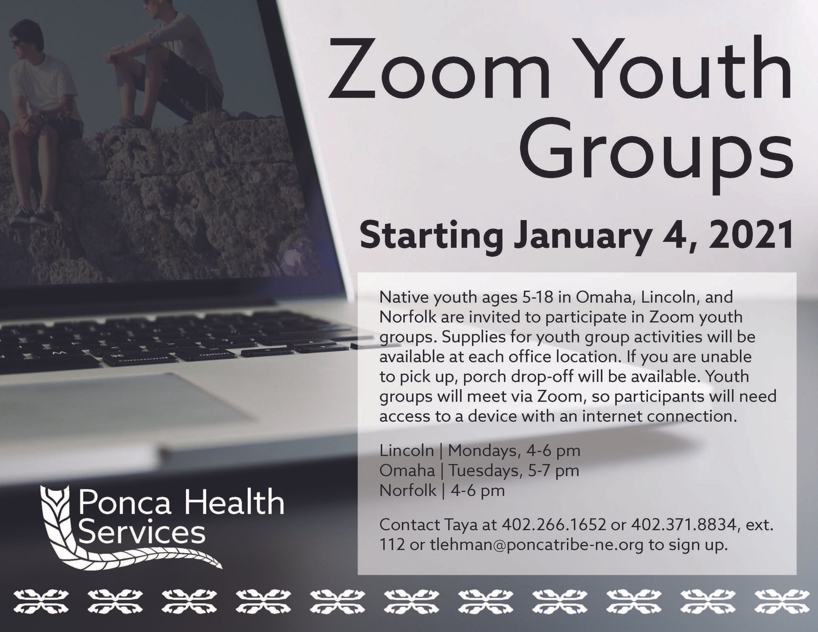 Zoom Youth Groups – Omaha