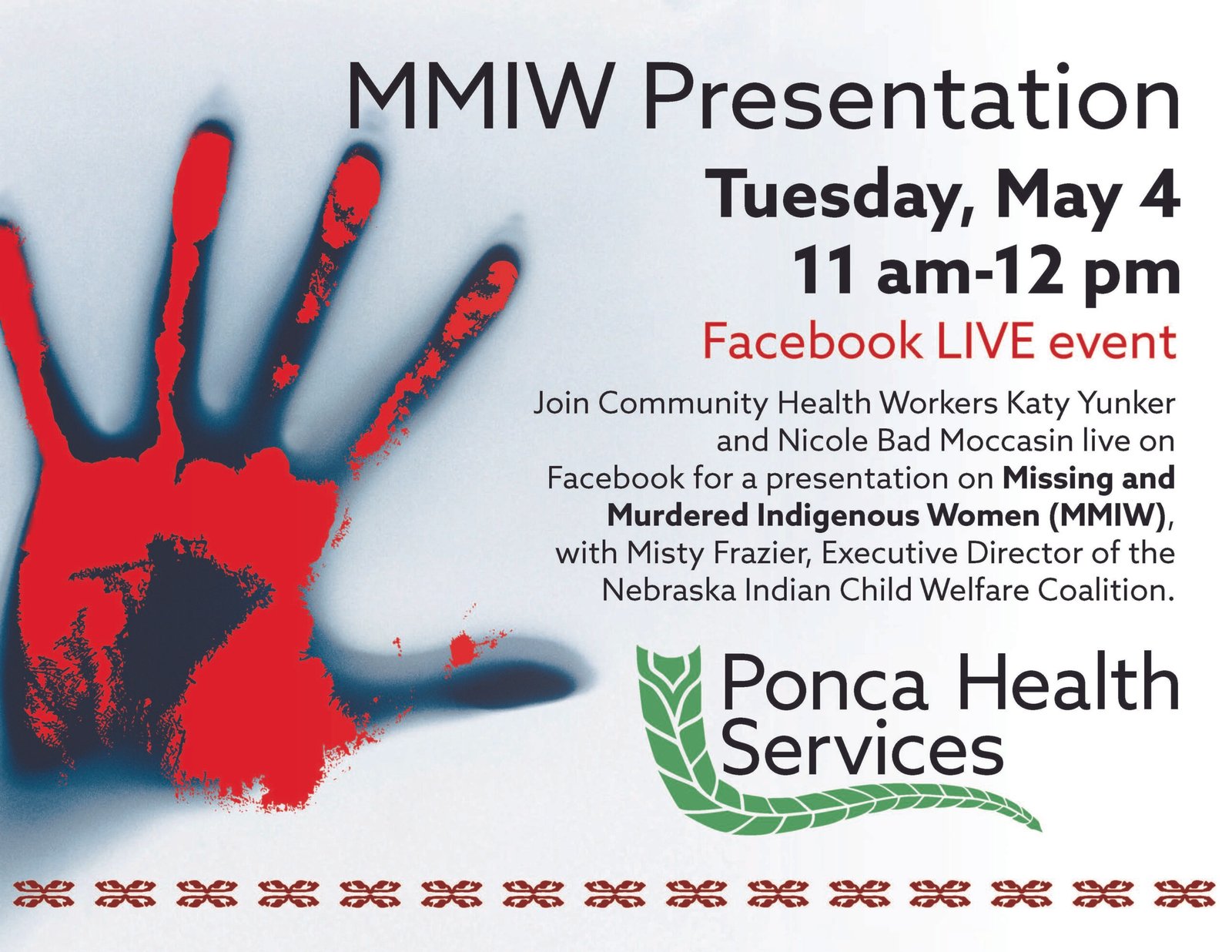 MMIW Facebook Live Presentation