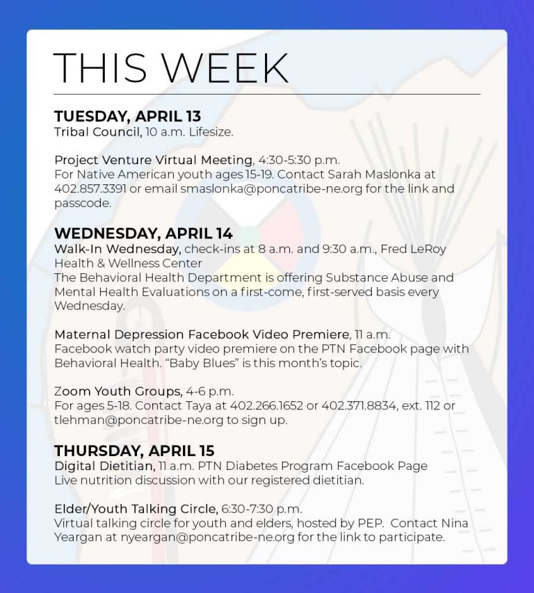 Events & Activities: April 11-17th