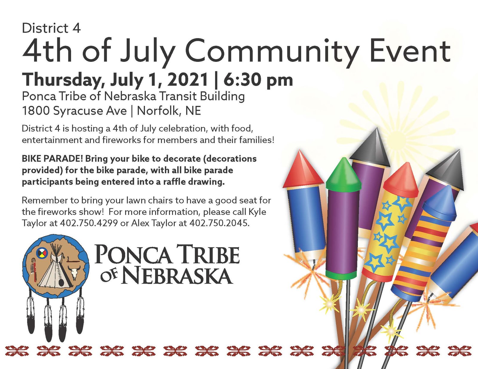 District 4: 4th of July Community Event