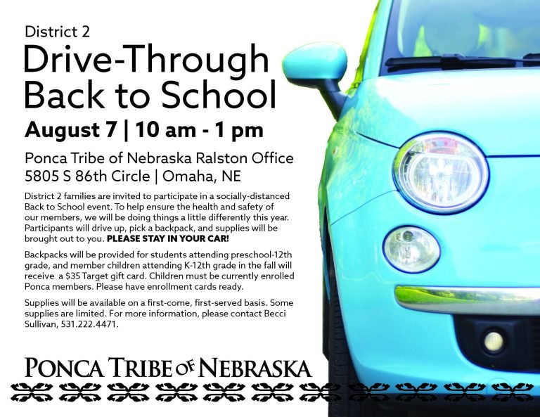 District 2 Drive-Through Back to School Event