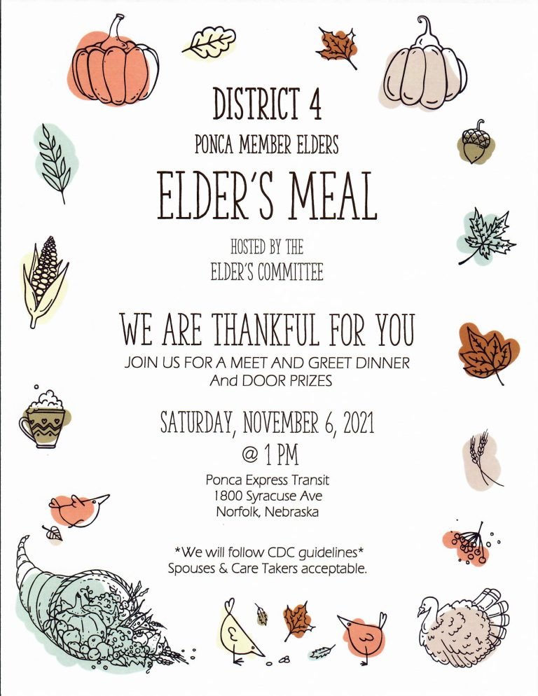 District 4 Elders Meal