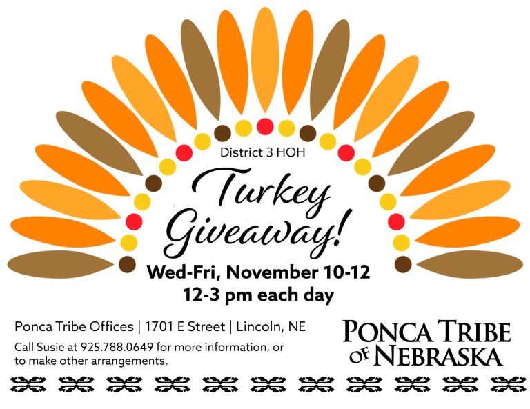 District 3 HOH Turkey Giveaway