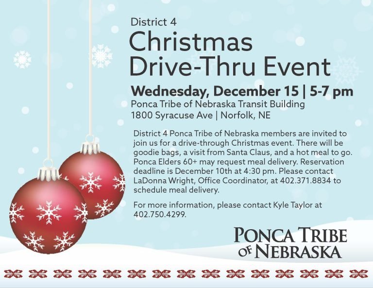 District 4 Christmas Drive-Thru Event District