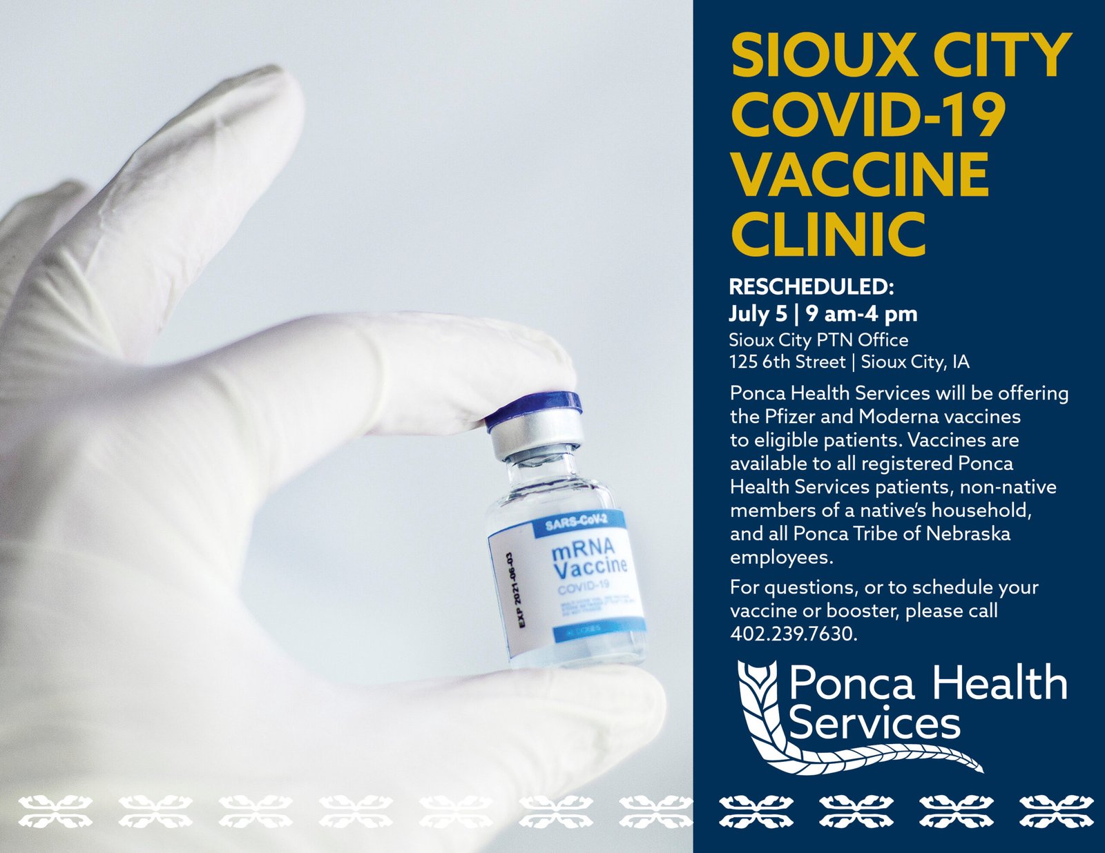 Sioux City COVID-19 Vaccine Clinic