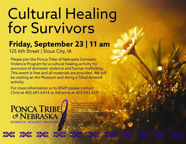 Cultural Healing for Survivors