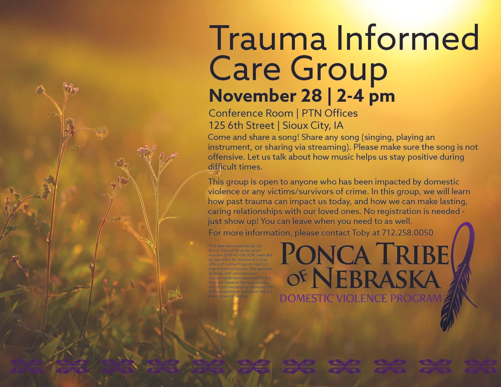 Trauma Informed Care Group – Sioux City