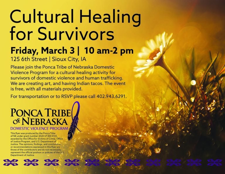 Cultural Healing for Survivors – Sioux City