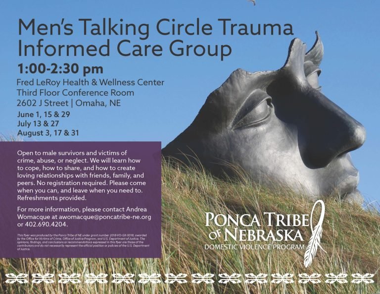 Men’s Talking Circle Trauma Informed Care Group – Omaha