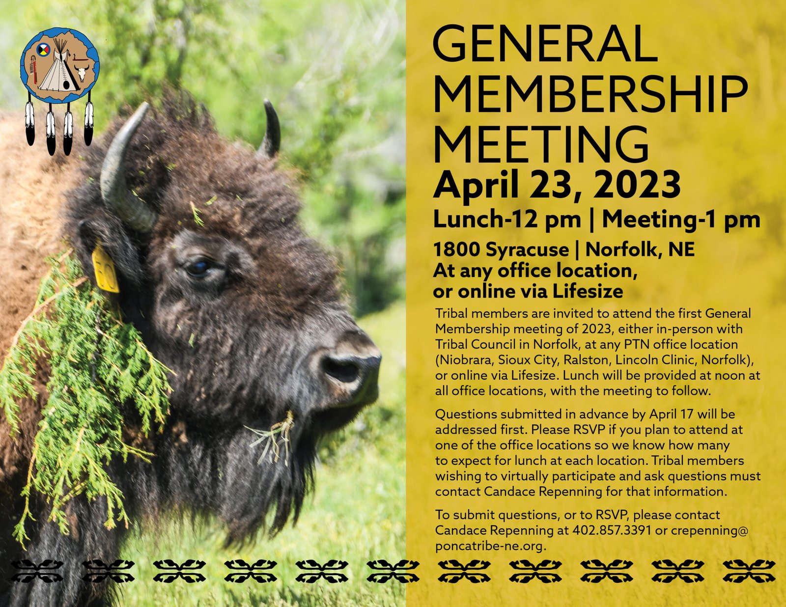 RSVP now to attend the General Membership Meeting