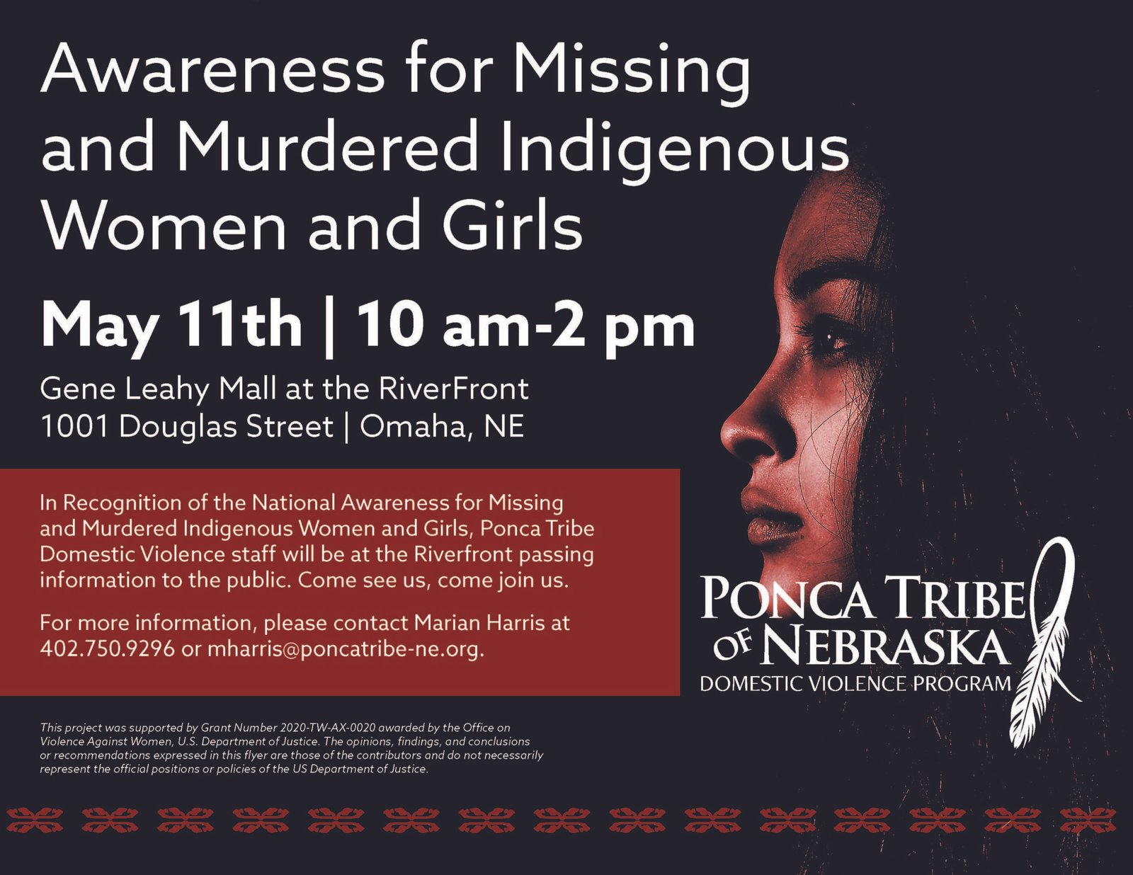 Awareness for Missing and Murdered Indigenous Women and Girls – Omaha
