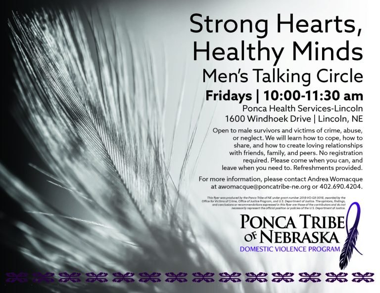 Strong Hearts, Healthy Minds: Men’s Talking Circle – Lincoln