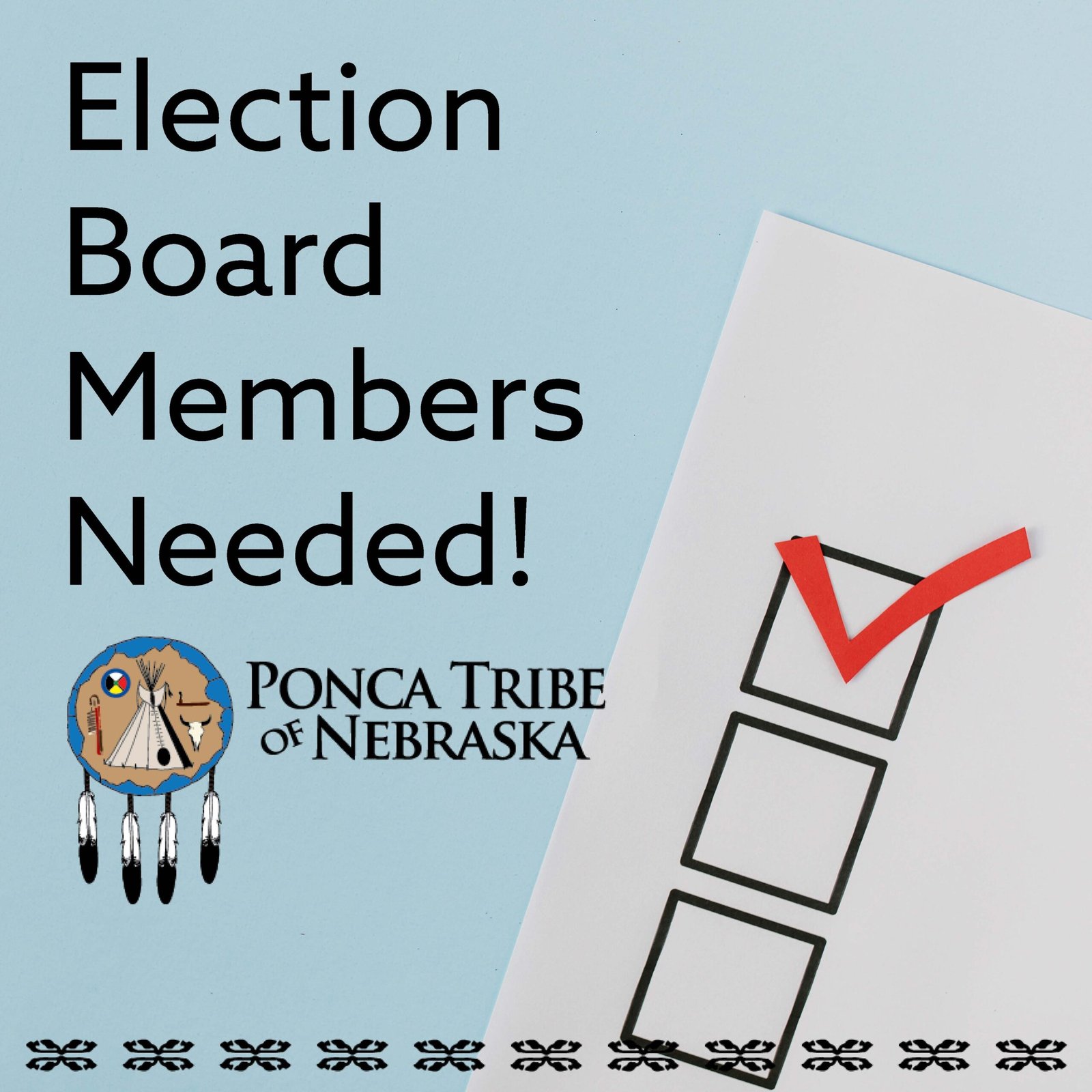 Election Board Members Needed
