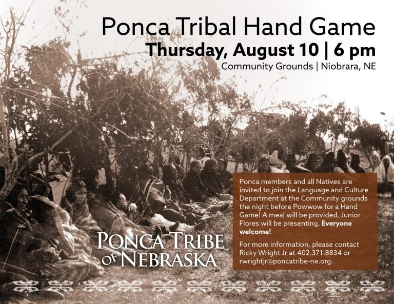 Ponca Tribal Hand Game – Niobrara