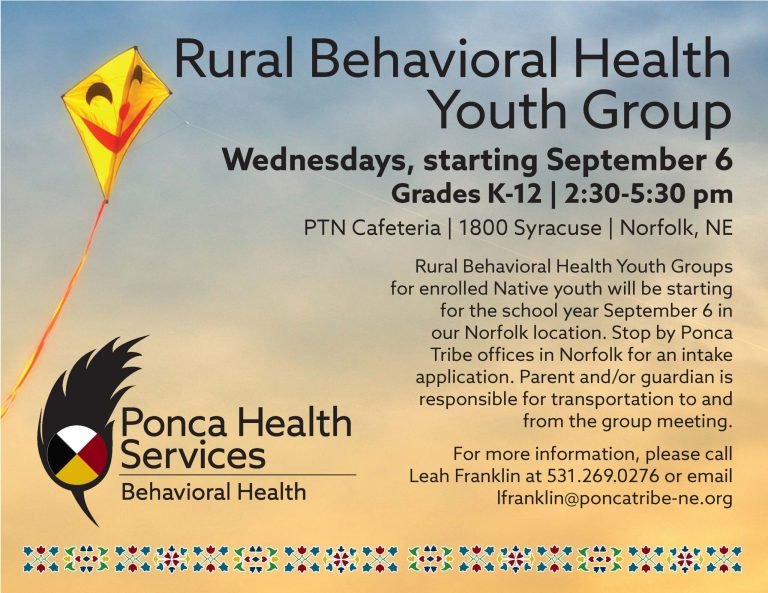 Rural Behavioral Health Youth Group – Norfolk
