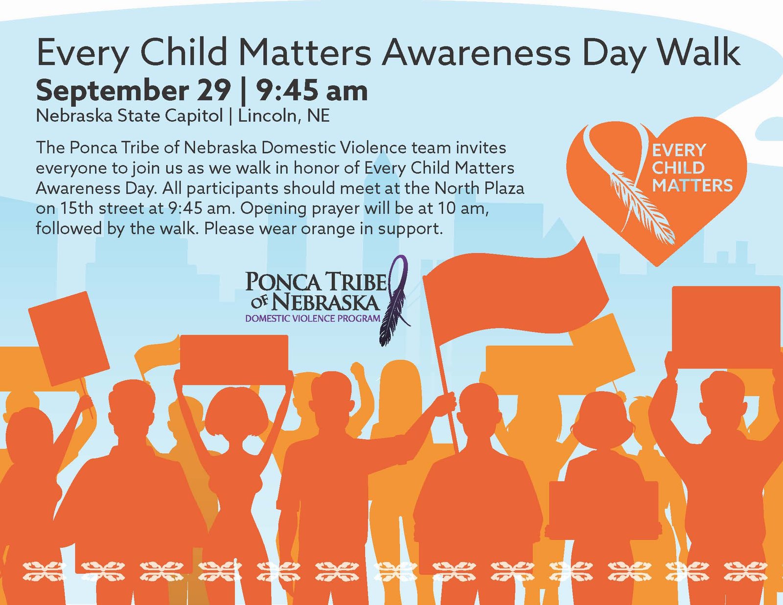 Every Child Matters Awareness Day Walk – Lincoln