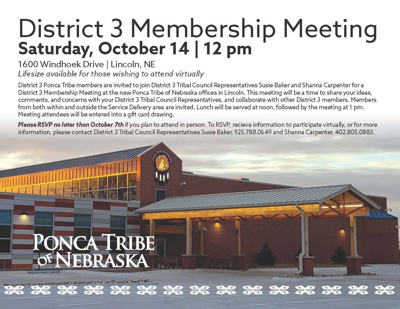 District 3 Membership Meeting