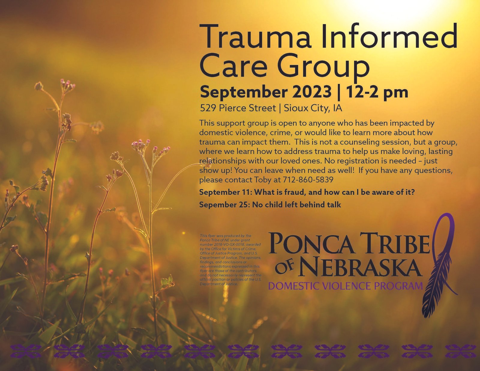 Trauma Informed Care Group – Sioux City