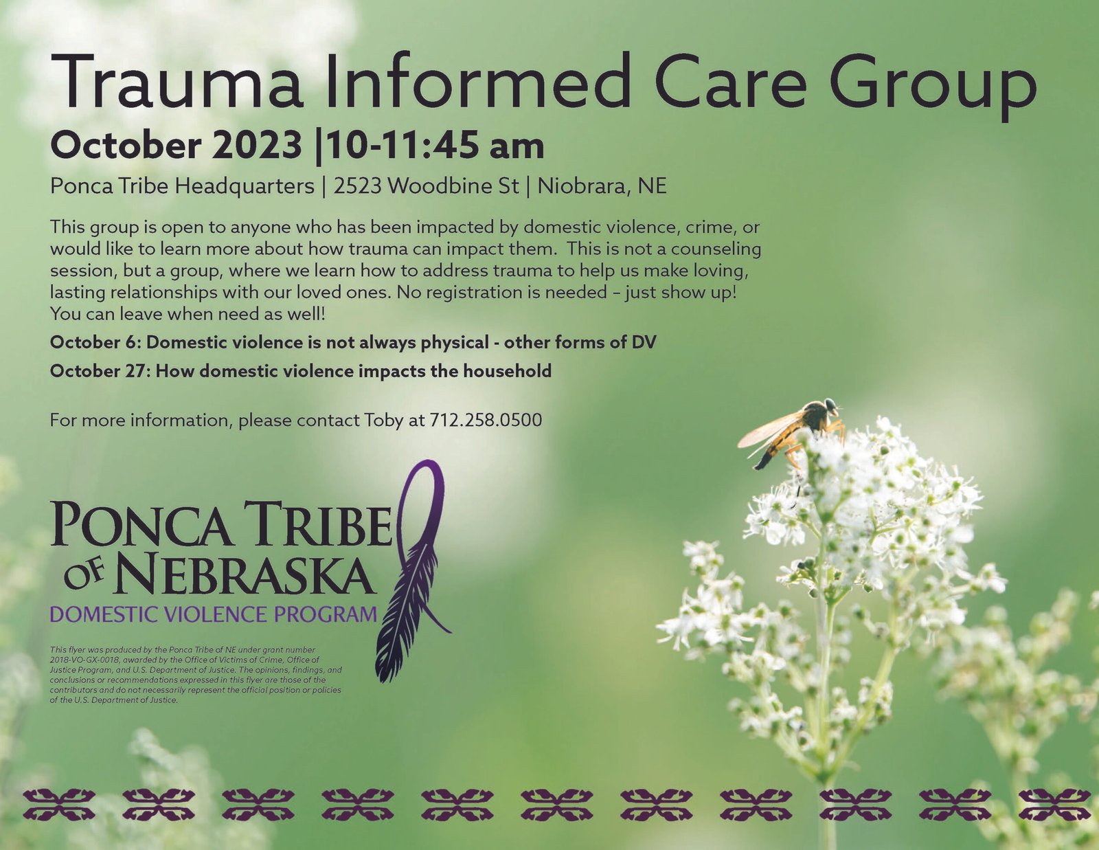 Trauma Informed Care Group – Niobrara