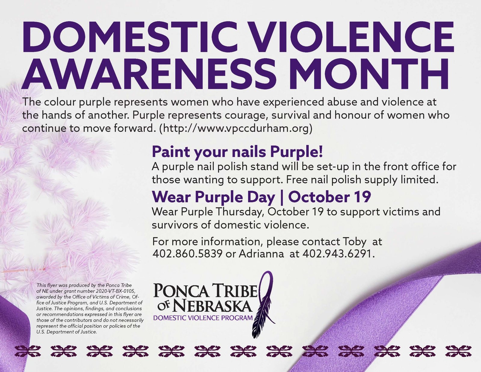 Domestic Violence Awareness Month – Sioux City