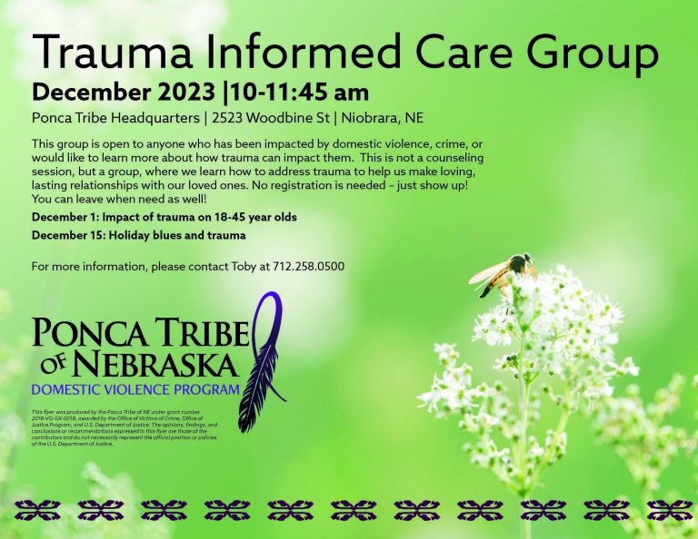 Trauma Informed Care Group – Niobrara