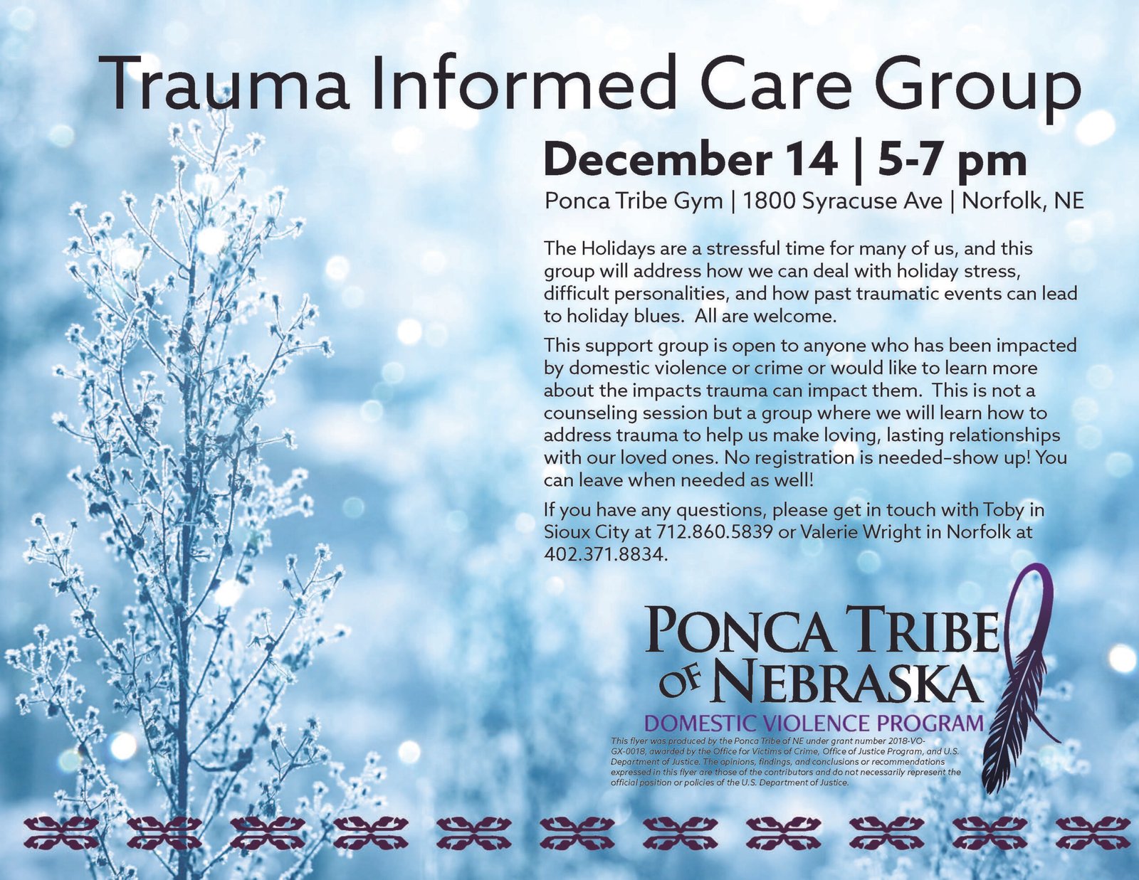 Trauma Informed Care Group – Norfolk