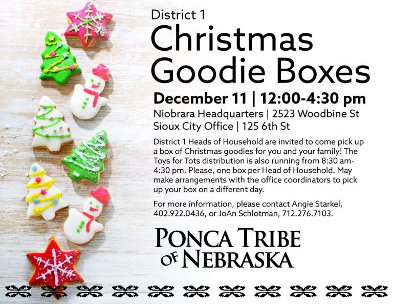 District 1 Christmas Goodie Boxes – Sioux City