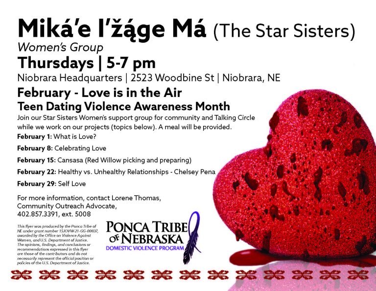Miká’e I’žáge Má (The Star Sisters) Women’s Group – Niobrara