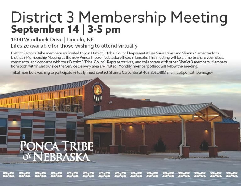 District 3 Membership Meeting – September