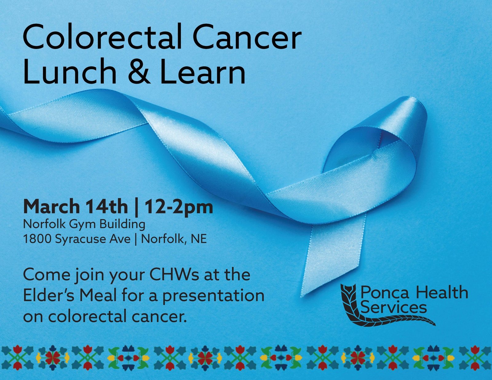 Colorectal Cancer Lunch & Learn – Norfolk