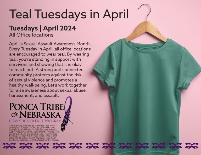 Teal Tuesdays in April
