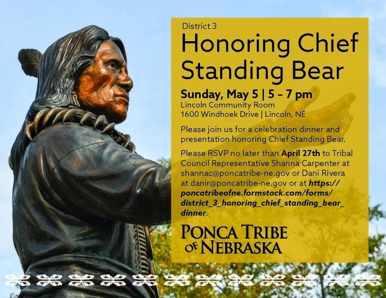 District 3 Honoring Chief Standing Bear