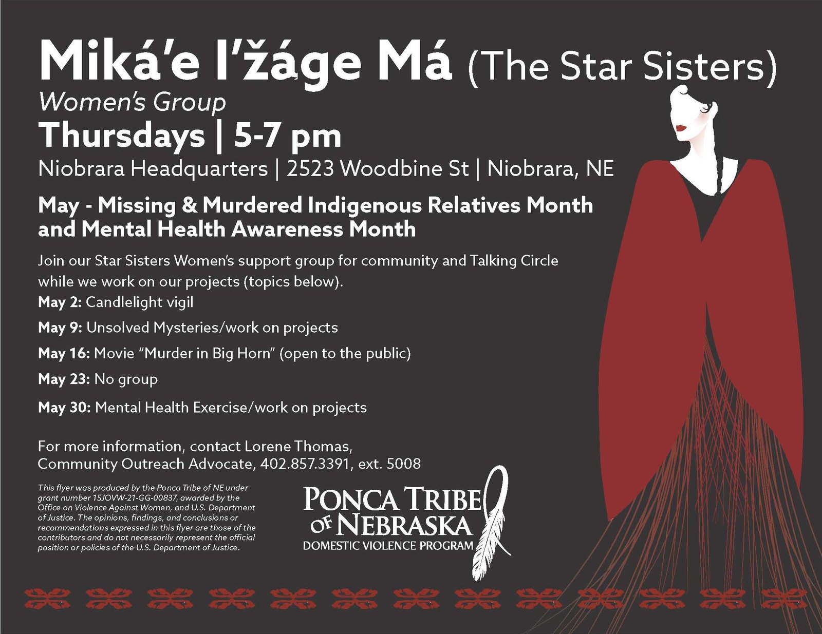 Miká’e I’žáge Má (The Star Sisters) Women’s Group – Niobrara