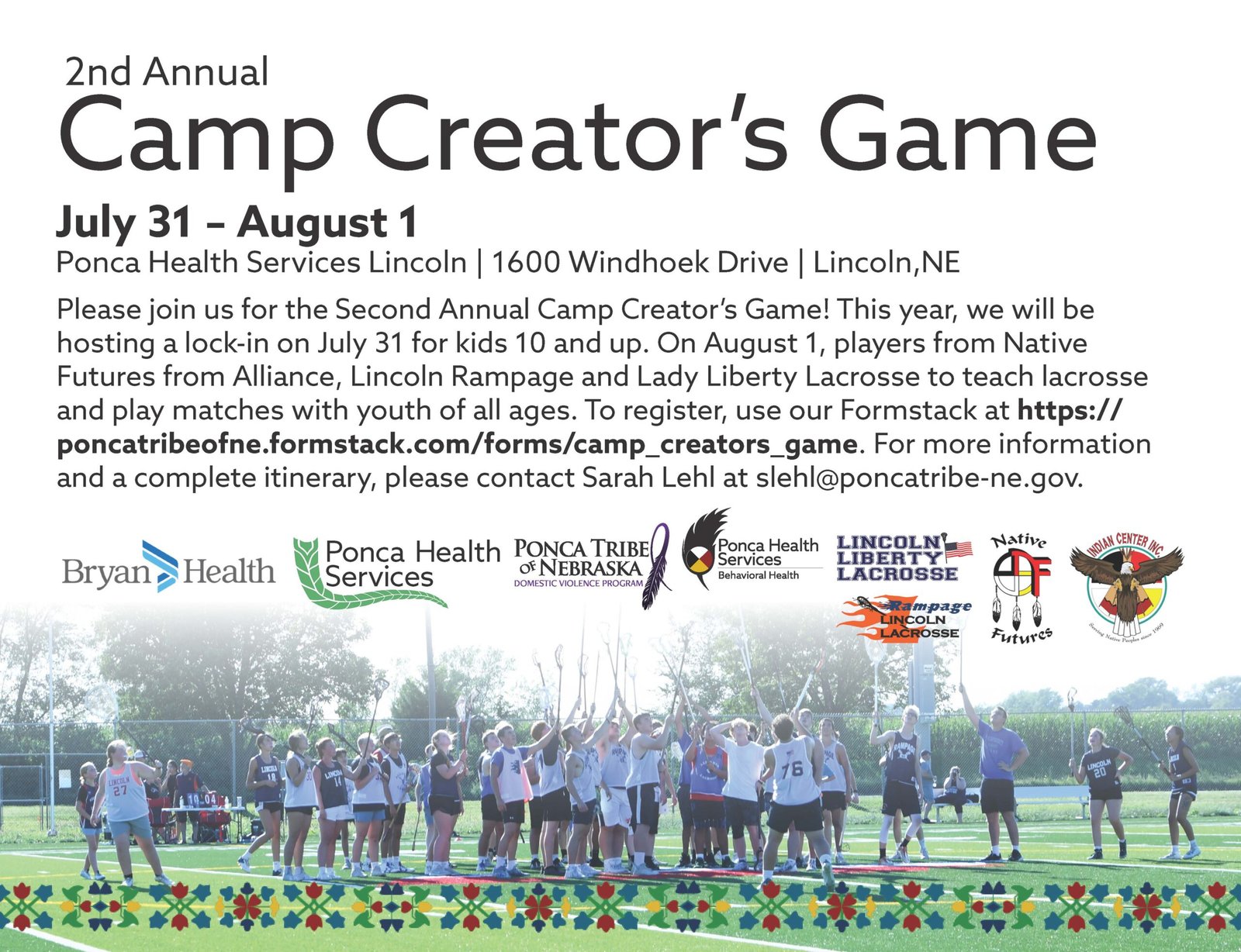 2nd Annual Camp Creator’s Game