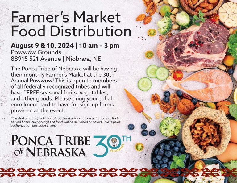 Farmer’s Market Food Distribution at Powwow