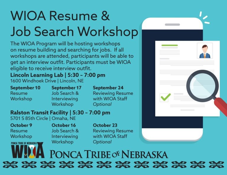 WIOA Resume & Job Search Workshop – Omaha