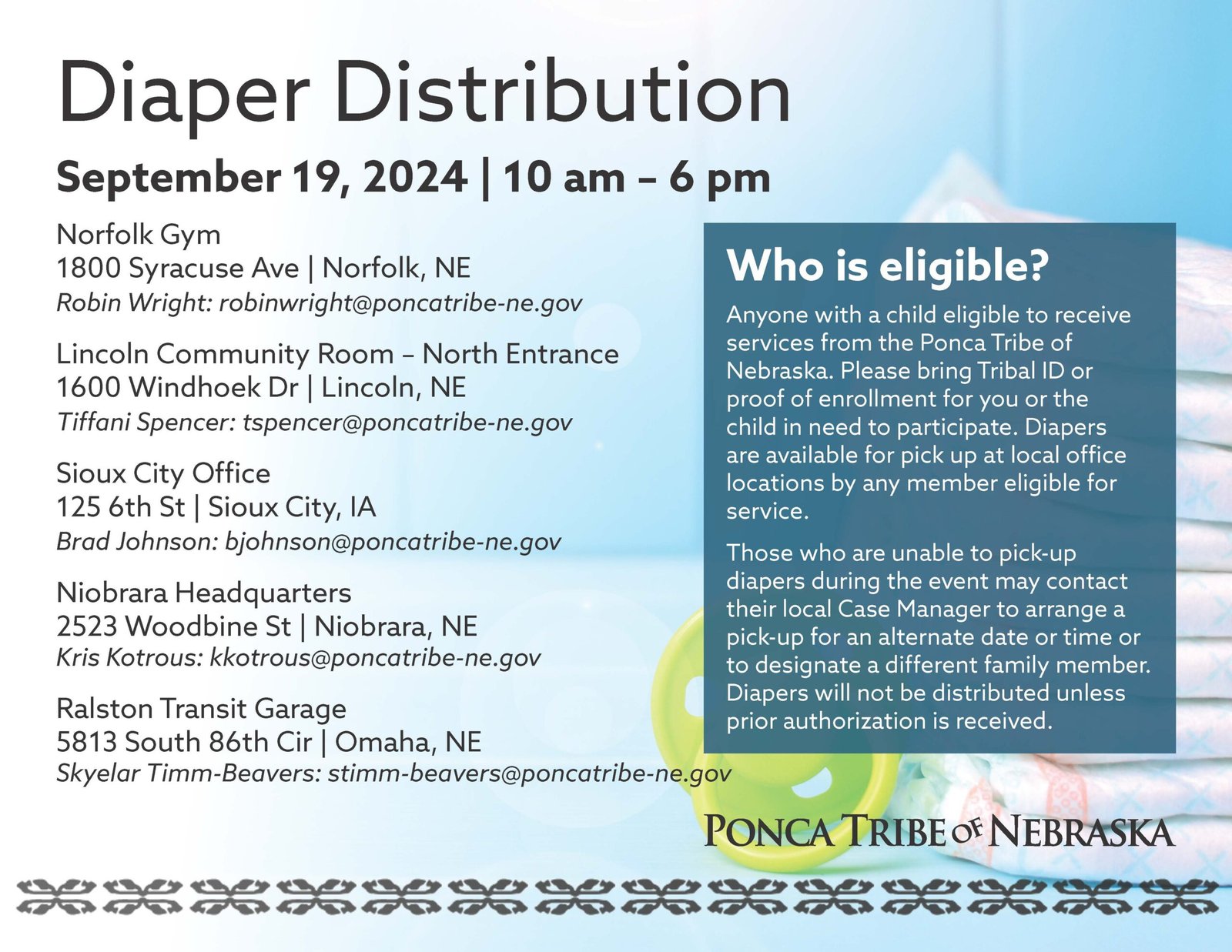 Diaper Distribution – September 2024