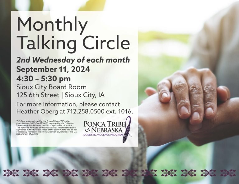 Monthly Talking Circle – Sioux City
