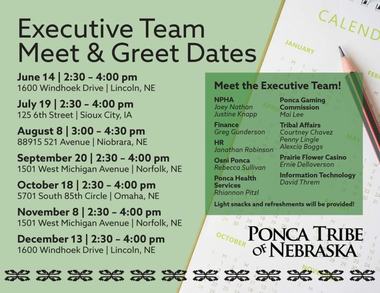 Executive Team Meet & Greet Dates – Lincoln