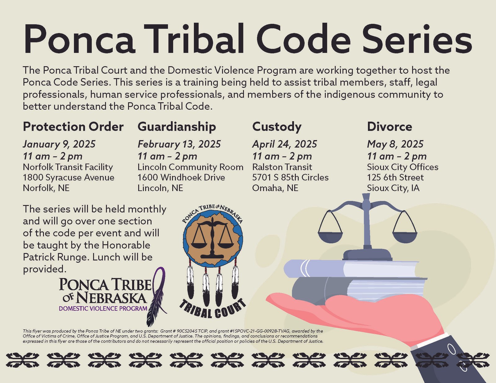 Ponca Tribal Code Series – Custody