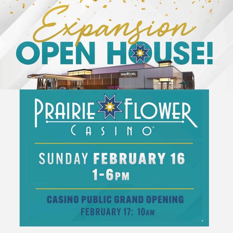Live Stream of Prairie Flower Casino Grand Opening (Member Event)