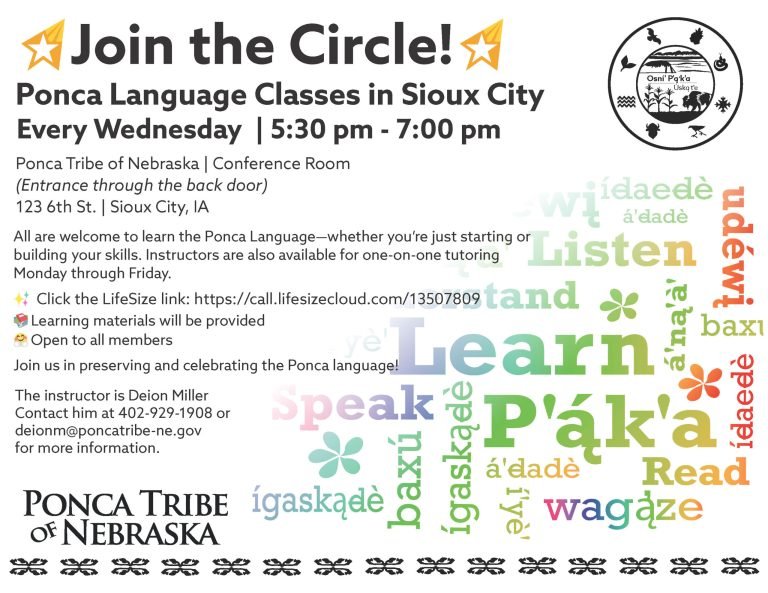 Ponca Language Class